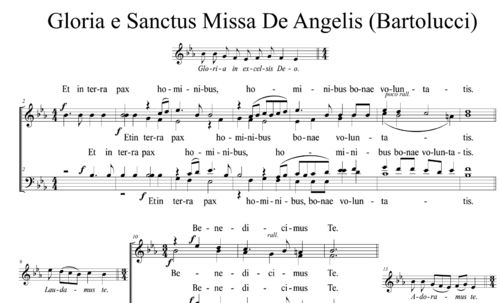 Domenico Bartolucci - Gloria e Sanctus "De Angelis"