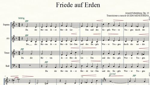 Arnold Schönberg - Friede auf der Erde, Op. 13 (1907)