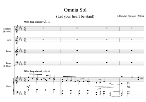 Z Randall Stroope - Omnia Sol (2006)