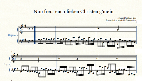 Johann Bernhard Bach (1676-1749) - Nun freut euch lieben Christen g'mein