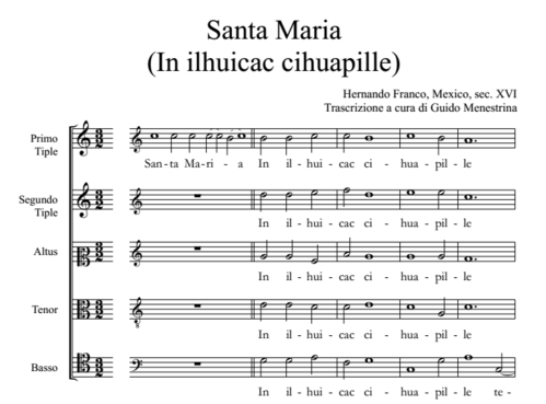 Hernando Franco - Santa Maria in ilhuicac cihuapille (XVI sec.)
