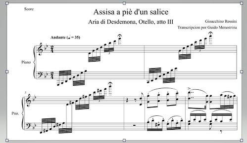 Gioacchino Rossini - Assisa a piè d'un salice (Aria di Desdemona)