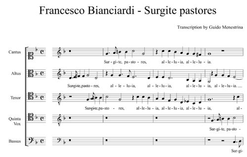 Francesco Bianciardi e Simone Molinaro - Due mottetti natalizi