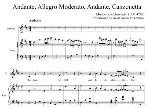 Elisabetta Gambarini - Lessons for the Harpsychord vol 1