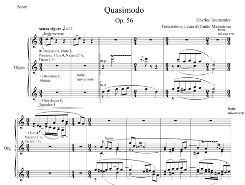 Charles Tournemire (1870-1939) - Quasimodo, op 56 (Movv 1-3)