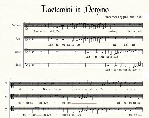 Francesco Foggia - Laetamini in Domino