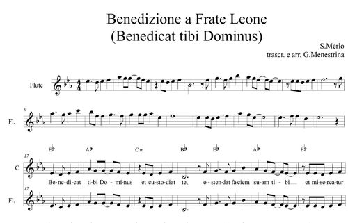 Benedizione a Frate Leone - Benedicat tibi Dominus (Merlo) - arr. G.Menestrina