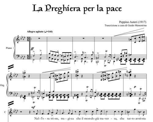 Peppino Auteri - La Preghiera per la pace (1916)