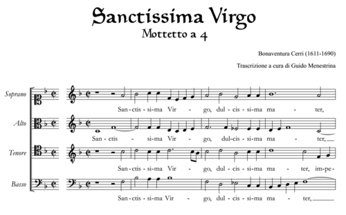 Bonaventura Cerri (1611-1690) - Sanctissima Virgo