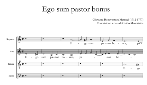 Giovanni Bonaventura Matucci (1712-1777) - Ego sum pastor bonus