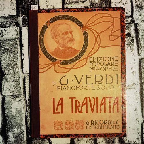 Giuseppe Verdi - La Traviata per pianoforte solo Ricordi 1872 - EDIZIONE ORIGINALE