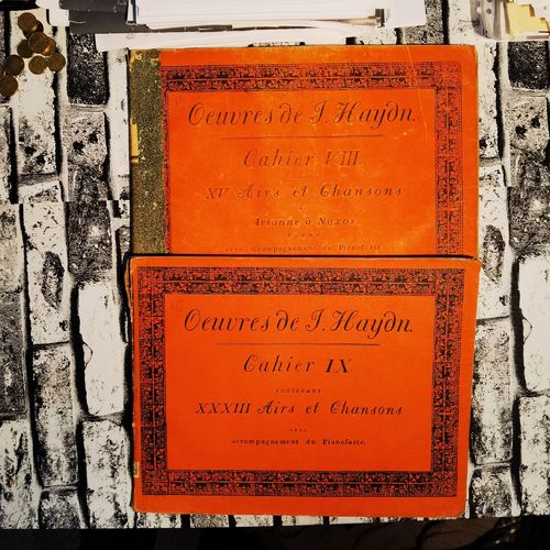 Oeuvres de Haydn Cahier VIII et IX Breitkopf & Haertel (1803) - EDIZIONE ORIGINALE