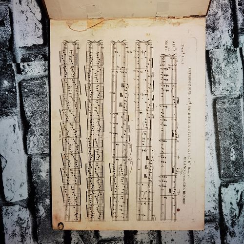 Gioacchino Rossini - Il Barbiere di Siviglia rid. piano Ricordi 1820 - EDIZIONE ORIGINALE