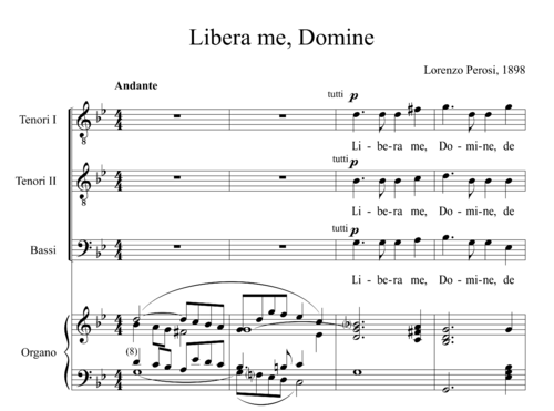 Lorenzo Perosi - Libera Me Domine (Messa di Requiem 1898)