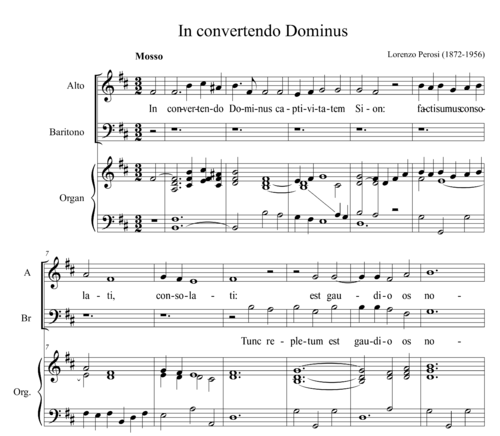 Lorenzo Perosi - In Convertendo Dominus