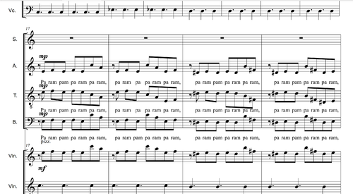 Libertango - Coro SATB e Quartetto d'archi